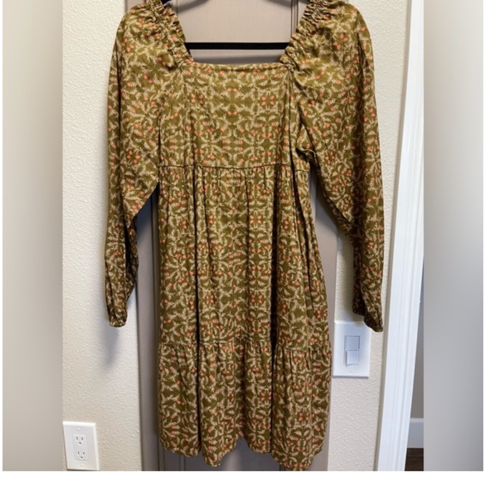 Major sale $11 was $25 New Universal Thread long puff sleeves pioneer dress - Picture 7 of 12